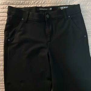 One5One Goddess Fit Black Flare Pants Size 12